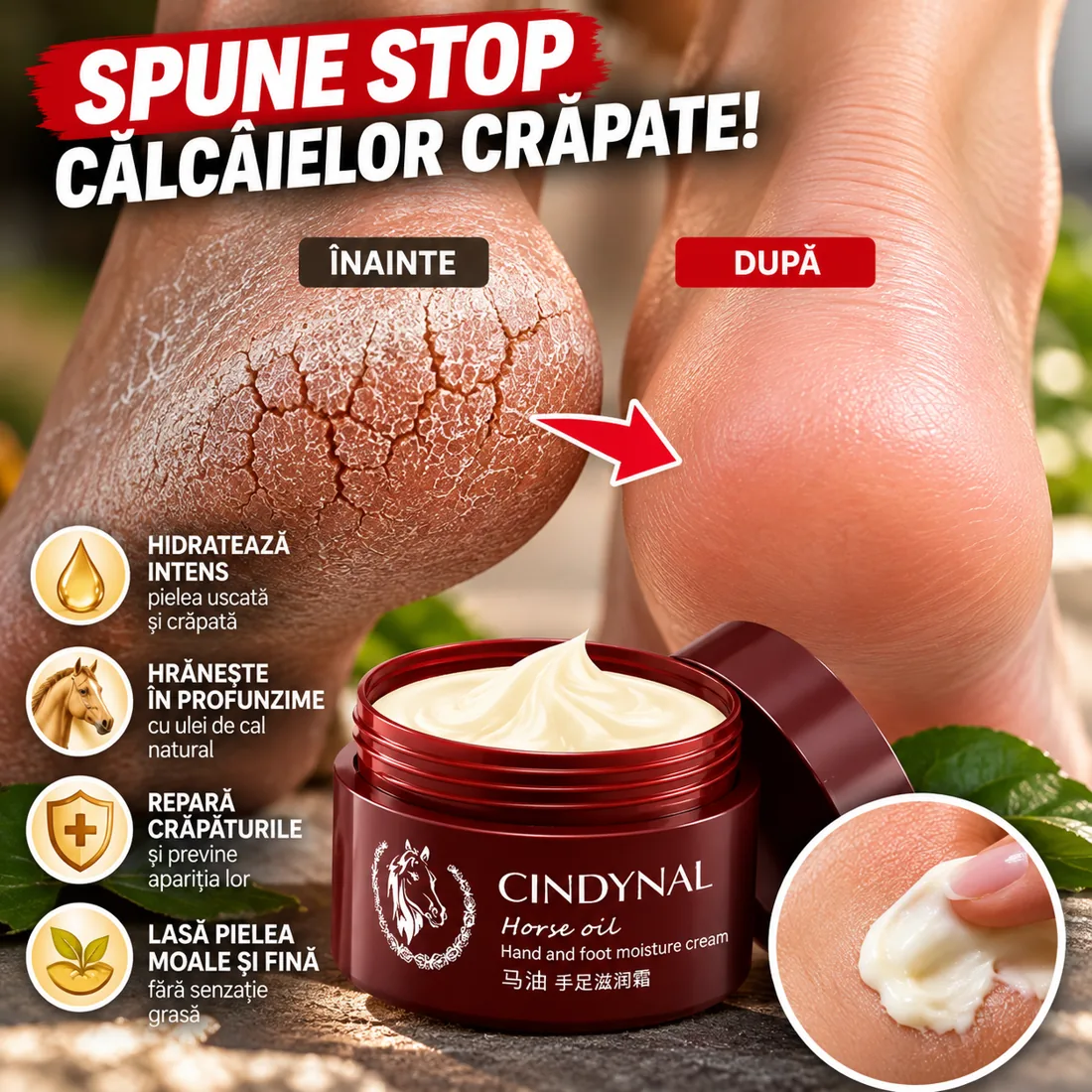Crema cu ulei de cal: hidratează, hrănește, repară crăpăturile